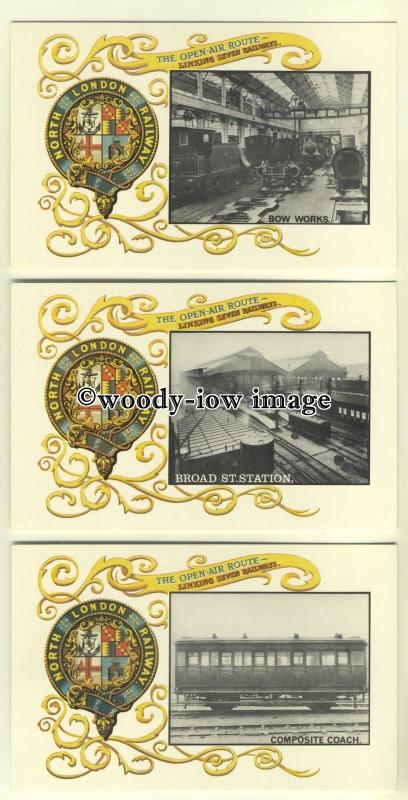 ry886 - North London Railway - 6 postcards by Dalkeith all shown