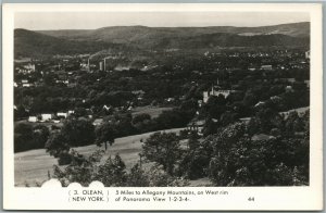 OLEAN NY PANORAMA VIEW VINTAGE REAL PHOTO POSTCARD RPPC