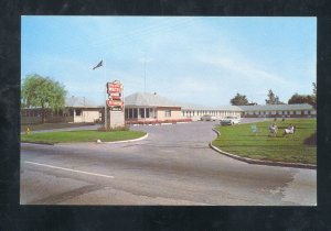 BRANFORD ONTARIO CANADA BELL CITY MOTEL RESTAURANT VINTAGE ADVERTISING POSTCARD