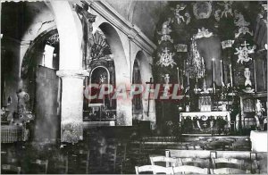 Postcard Modern Greolieres A M Interior of the church