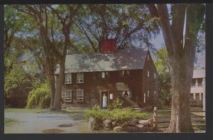 Massachusetts PLYMOUTH Historic Howland House built in 1666~ Chrome