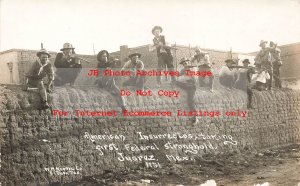 Mexico Border War, RPPC, American Insurrectos Taking Federal Stronghold Juarez