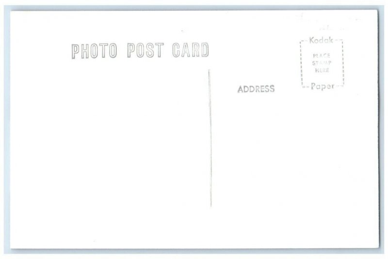 c1950's William J. Bryan Fairview Interior Study Lincoln NE RPPC Photo Postcard