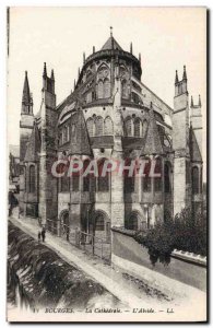 Old Postcard Bourges La Cathedrale L & # 39Abside