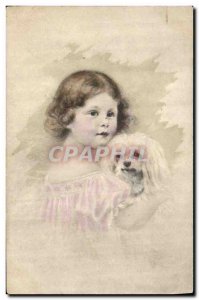 Postcard Old Dog Fun Children