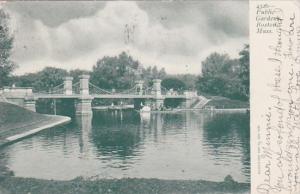 Massachusetts Boston Bridge In Public Gardens 1905