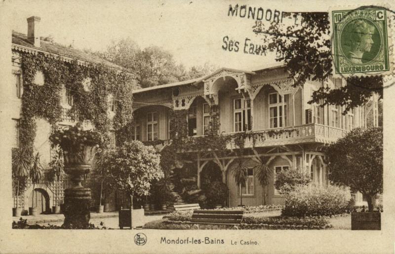 luxemburg, MONDORF-LES-BAINS, Le Casino (1928) Postcard