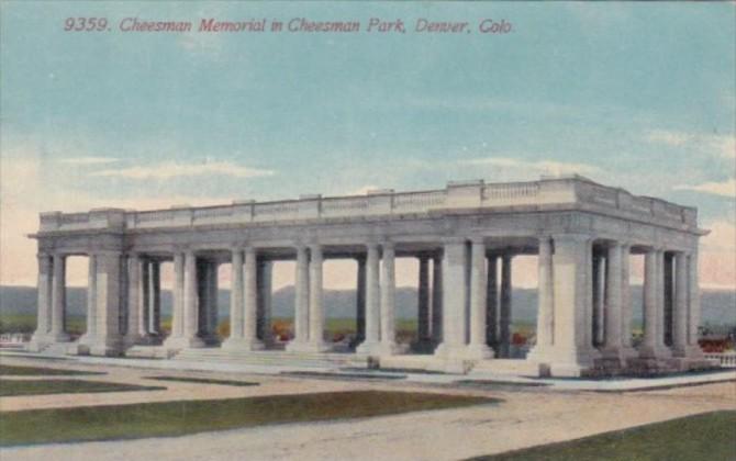 Colorado Denver Cheesman Memorial In Cheesman Park
