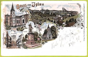 8781 - AUSTRIA - Postcards VINTAGE POSTCARD - Greetings from Iglau-