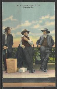 Pennsylvania, Lancaster - Amish Men Homeward Bound - [PA-120]