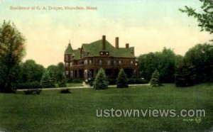 Residence of G.A. Draper - Hopedale, Massachusetts MA