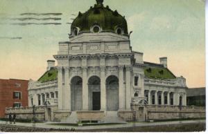 John Handley Library ~ Winchester VA Virginia c1913 Vintage Postcard