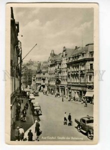 263575 GERMANY GDR DDR AUE Strasse der Betreiung 1954 year PC