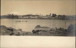 Sitka AK (I Think) General View c1905 Unidentied Real Photo Postcard