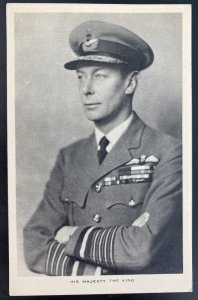 Mint England RPPC Real Picture Postcard HM King George VI KGVI