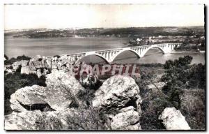 Old Postcard Brest (Finistere) The plougastel bridge or Plougastel Bridge on ...