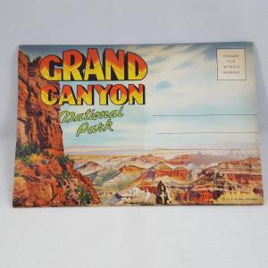 Grand Canyon National Park Fold-Out Vintage Postcard