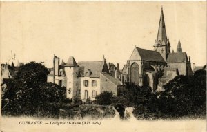 CPA Guerande Collégiale St-AUBIN XVe siécle (984582)