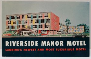 Riverside Manor Hotel Lansing's Newest Most Luxurious Michigan Postcard A18