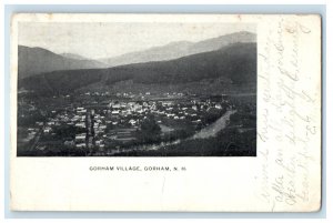 1904 Gorham Village, Gorham New Hampshire NH Posted Antique PMC Postcard