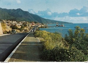 BASSE-TERRE , Guadeloupe , 1970-80s ; road