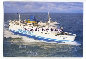 FE2024 - Sealink British Ferries Ferry - St Columba , built 1977 - postcard