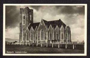 REYKJAVIK ICELAND Catholic Church Postcard