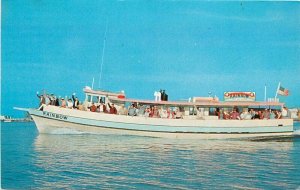 Clearwater Beach Florida 1950s Rainbow Party Boat Postcard Fine Art 12282