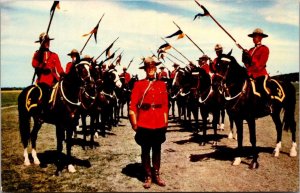 Canada Royal Canadian Mounted Police Raising of THe Flag 1964