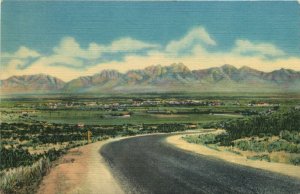 Mesilla Valley, Organ Mountains, Highway US 70-80 Southern NM Vintage Postcard