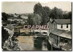 Postcard Modern Haute Vienne Bellac Stone Bridge (XIII)