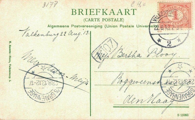 Netherlands Geulhem Vintage Postcard 07.45