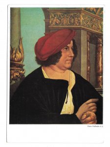 Hans Holbein Portrait Burgermeister Jacob Meyer Hanfstaengl Germany 4X6 Postcard