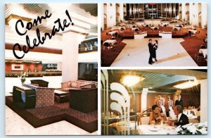 TOLEDO, Ohio OH ~ Lobby SHERATON WESTGATE HOTEL Restaurant 4x6 Postcard