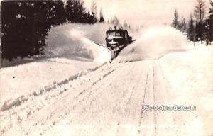 Snow Plow Wakefield MI 1945