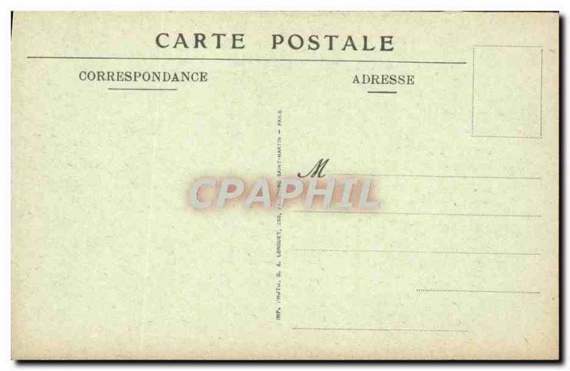Old Postcard Paris Hotel Des coins Balance 150mm