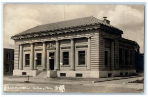 c1910 US Post Office Fairbury Nebraska NE Posted Antique RPPC Photo Postcard