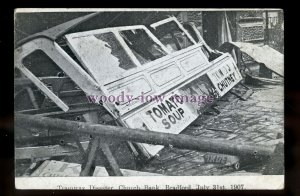 tp2219 - Yorkshire - Tram Disaster , Church Bank , Bradford, July 1907- postcard