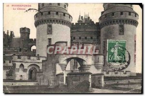 Old Postcard Pierrefonds Chateau