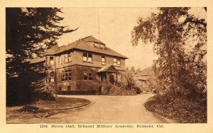 Sierra Hall BELMONT MILITARY ACADEMY San Mateo County c1910s Vintage Postcard