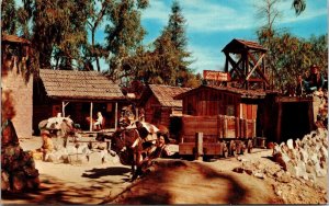 Arastra Ghost Town Gold Mine Knotts Berry Farm California CA Postcard UNP VTG 