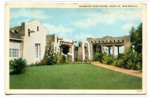 Sunmount Sanitarium Santa Fe New Mexico postcard