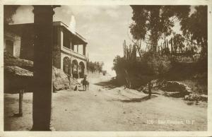 mexico, SAN ESTEBAN, Street Scene (1920s) RPPC Postcard