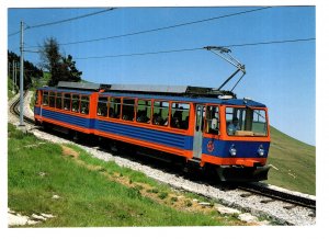 Rack Motor Car, Ferrovia Monte Generoso, Mountain Railway Line, Switzerland