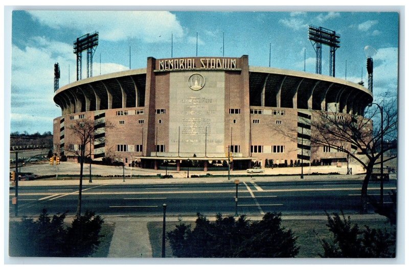 c1960's Memorial Stadium Exterior Roadside Scene Baltimore Maryland MD Postcard