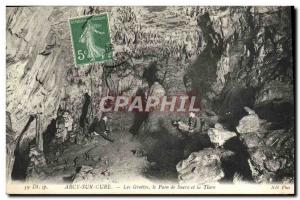 Old Postcard Arcy Sur Cure Caves PATN the Sugar and Tiare