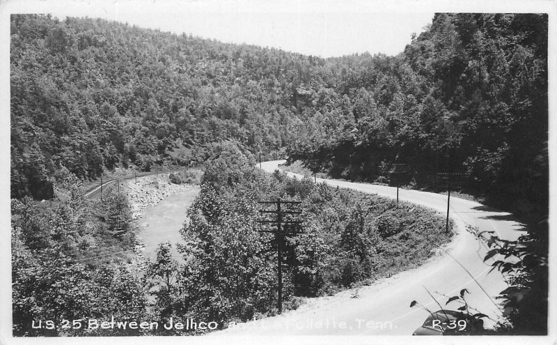 Postcard RPPC 1930s Tennessee Follette Jelhco US 25 23-12986