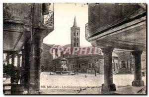 Old Postcard Millau The colonnades and Notre Dame