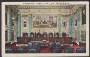 Supreme Court Chamber,State Capitol,Madison,WI Postcard