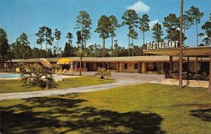 NAHUNTA, GA Georgia  PALOMA COURT & RESTAURANT Brantley Co 1966 Chrome Postcard